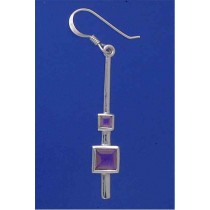 SPC 2 SQUARE PURPLE STONE PENDULUM DROP=