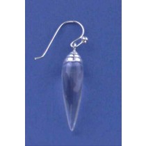 SPC 25MM CRYSTAL TEARDROP DROP EARRING =