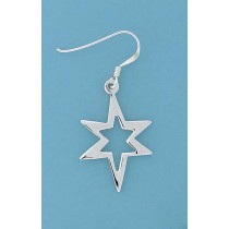 SPC CUTOUT CHRISTMAS STAR DROP EARRINGS