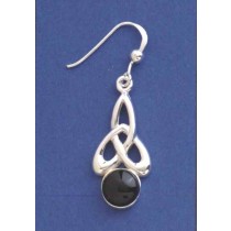 SPC TRIANGLE CELTIC DES.ROUND ONYX DROP