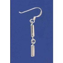 SPC LINKED TWO BARS DROP EARRINGS      =