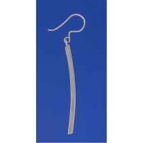 SPC 45x3x3mm BENT BAR DROP EARRINGS    =