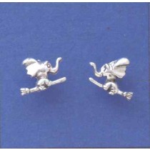 SPC TINY ELEPHANT ON BROOMSTICK STUDS  =