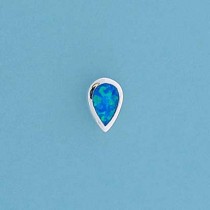 SPC TEARDROP SYN.OPAL STUDS            =