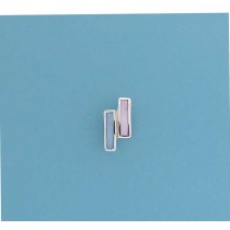 SPC BLUE/PINK M.O.P DOUBLE BAR STUDS   =