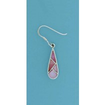 SPC TEARDROP PINK M.O.P INLAID DROPS   =