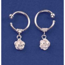 SPC EAR/NOSE CUFFS WITH ROSE DROP