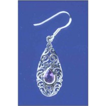 SPC AMETHYST SMALL FILIGREE DROPS      =