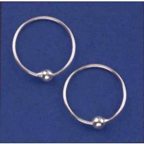 SPC 15mm SILVER BELLY HOOP             =