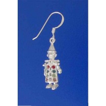 SPC SMALL STONESET CLOWN DROP EARRINGS