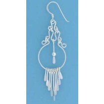 SPC FANCY HOOP/PADDLE EARRINGS         =
