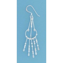 SPC FANCY CIRCLE/PADDLES+BEADS EARRINGS