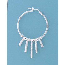 SPC 34mm HOOPS WITH LASER BAR DROPS
