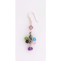 SPC MULTI COLOUR CRYSTAL/STONE DROPS   =