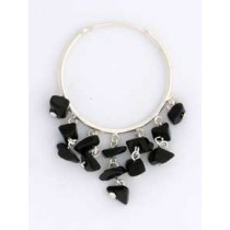 SPC 34mm HOOP/HANGING ONYX CHIPS