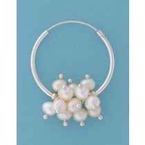 SPC 26mm HOOP WITH SEED PEARLS