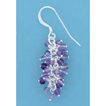 SPC AMETHYST BEADS CLUSTER DROPS       =