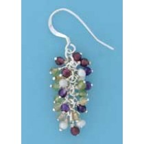 SPC ASST.STONE BEAD CLUSTER DROPS      =