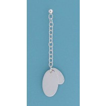 SPC DOUBLE OVAL CHAIN DROP BALL STUDS