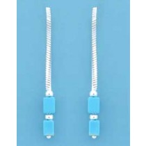 SPC IMM.TURQ CUBES COBRA CHAIN DROPS   =