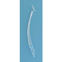 SPC CURVED 5 ROW WIRE DROPS/BLUE CRYST.=