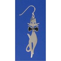 SPC CUTOUT CAT DROPS WITH BLACK BOWTIE =