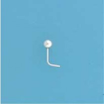 SPC 3MM BEAD BENT WIRE NOSE STUD