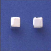 SPC 6mm POLISHED CUBE STUD             =