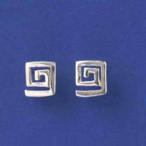 SPC 8mm SQUARE SPIRAL STUDS            =