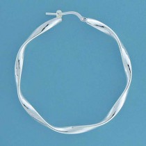 SPC 45x3mm RIBBON TWIST CREOLE HOOPS   =