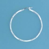 SPC 50mm WAVY CREOLE HOOPS             =