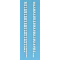 SPC 2 ROW 4" TENNIS CRYSTAL DROPS      ]