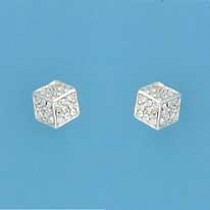 SPC CRYSTAL SET 6mm CUBE STUDS