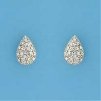 SPC TEARDROP GLITTER STUDS             =