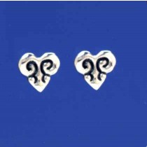 SPC HEART SHAPE CELTIC STUDS           =