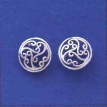 SPC 11mm FILIGREE CUTOUT CELTIC STUD   =