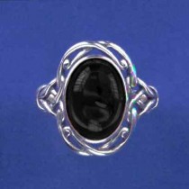 SPC 15x12mm OVAL ONYX FANCY RING       =