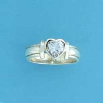 SPC HEART CZ FANCY RING