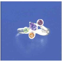 SPC ASSORTED STONE FANCY RING