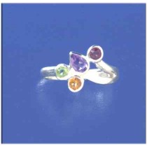 SPC ASSORTED STONE FANCY RING