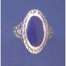 SPC 16X9mm LAPIS OVAL FANCY RING