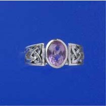 SPC CELTIC SHANK AMETHYST RING         =