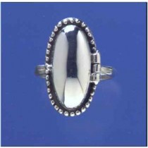 SPC PLAIN POISION RING WITH BEAD EDGE  =