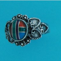 SPC M/COLOUR FANCY INDIAN STYLE RING   -
