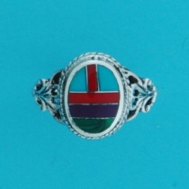 SPC M/COLOUR FANCY INDIAN STYLE RING