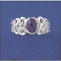 SPC 7x5 AME PLAIT SHANK CELT KNOT RING -