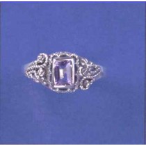 SPC SQUARE AMETHYST RING