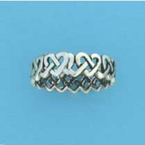 SPC 5mm CELTIC WOVEN HEART BAND        =