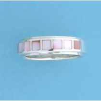 SPC PINK M.O.P INLAID PLAIN RIM BAND