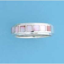 SPC PINK M.O.P INLAID PLAIN RIM BAND